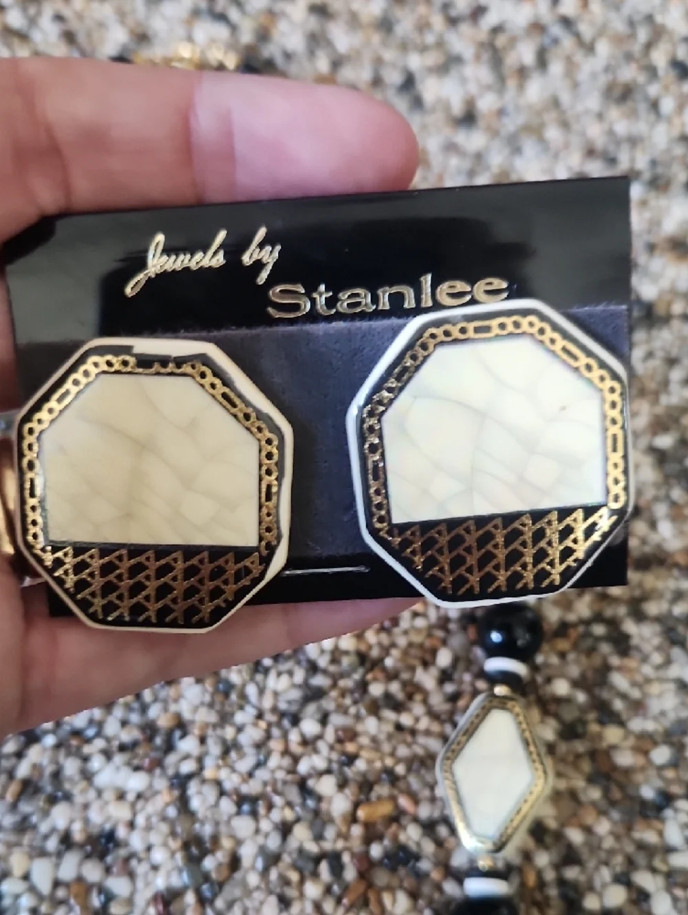 Vintage Jewels By Stanlee Necklace‎ And Earrings